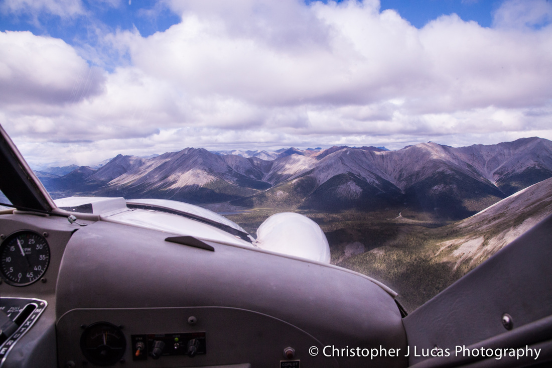 View from the Beaver Aircraft flying into the Wind River